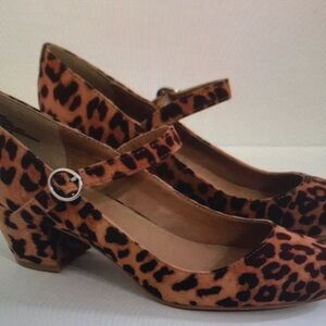 Torrid Leopard Print Heels with Strap